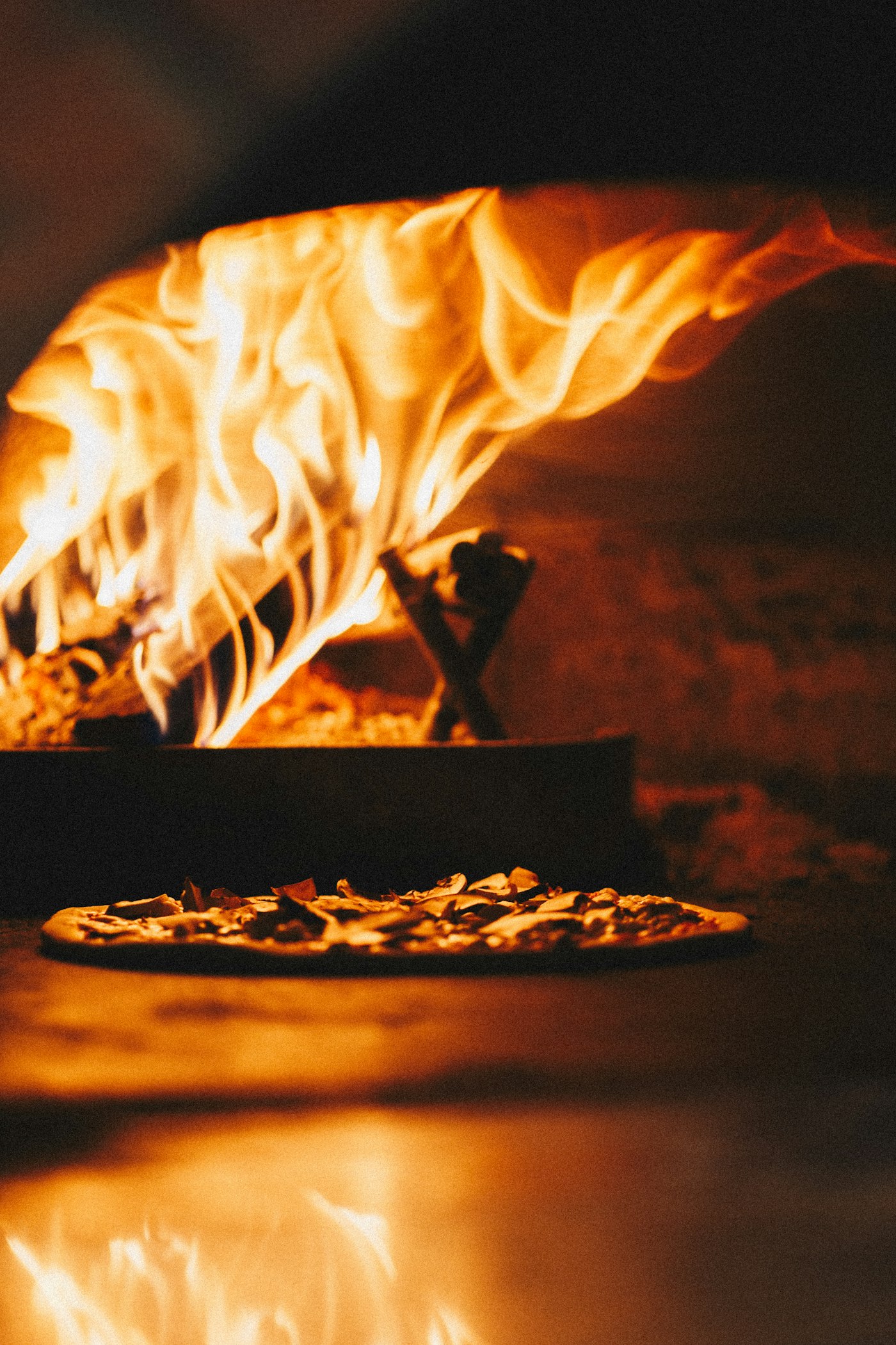 The pizza oven